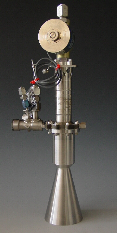 300 lbfv Thruster - 90% Hydrogen Peroxide & RP-1 Engine